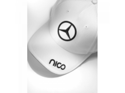 Бейсболка унисекс Mercedes-Benz F1 Unisex cap, Rosberg 2015, Signature, White, артикул B67997324
