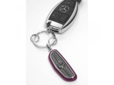 Брелок Mercedes-Benz Key Ring Atlanta, Silver/Black/Plum