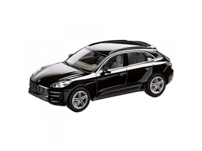 Модель автомобиля Porsche Macan Turbo, Scale 1:43, Deep Black Metallic, артикул WAP0201520E