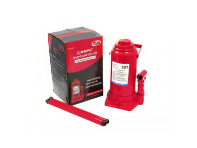 Домкрат гидравлический 32 т бутылочный, в коробке, красный от AUTOVIRAZH Домкрат гидравлический 32 т бутылочный, в коробке, красный