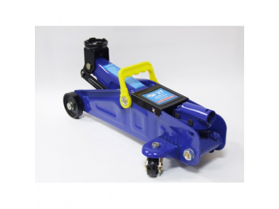 Домкрат гидравлический подкатной 2 т, в коробке, высота подъема 145-300 синий от AUTOVIRAZH Домкрат гидравлический подкатной 2 т, в коробке, высота подъема 145-300 синий