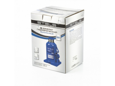 Домкрат гидравлический бутылочный, 32 т, h подъема 260-420 мм Stels от STELS Домкрат гидравлический бутылочный, 32 т, h подъема 260-420 мм Stels