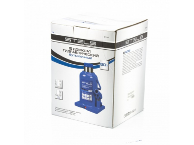 Домкрат гидравлический бутылочный, 50 т, h подъема 280-450 мм Stels от STELS Домкрат гидравлический бутылочный, 50 т, h подъема 280-450 мм Stels