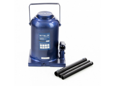 Домкрат гидравлический бутылочный, 50 т, h подъема 280-450 мм Stels от STELS Домкрат гидравлический бутылочный, 50 т, h подъема 280-450 мм Stels