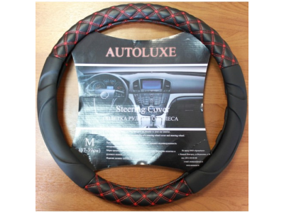 Оплетка д/руля AL-005 - (красн.) L от AUTOLUXE Оплетка д/руля AL-005 - (красн.) L
