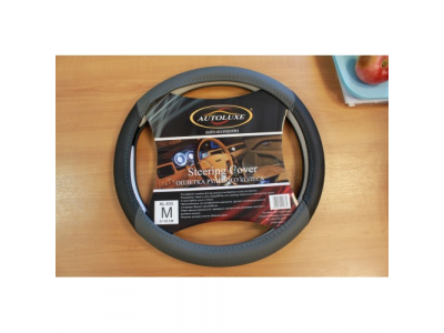 Оплетка д/руля AL-035 (сер.) M