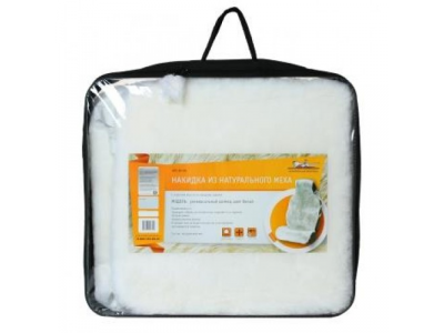 Накидка на сиденье меховая "AIRLINE" Белый (австралийская овчина) 1шт