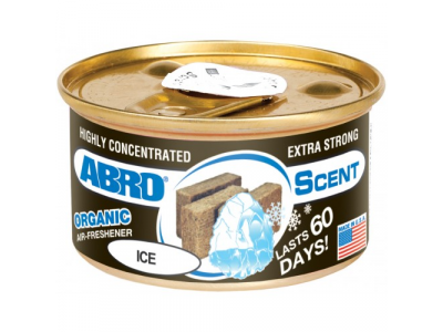 Освежитель воздуха "Органик" (Черный лёд), 42 г от ABRO Освежитель воздуха "Органик" (Черный лёд), 42 г