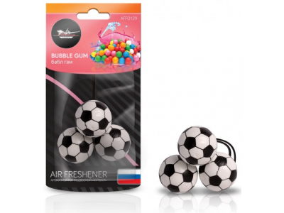 Ароматизатор подвесной Футбол бабл гам от Airline Ароматизатор подвесной Футбол бабл гам