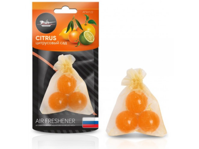 Ароматизатор Шарики в мешочке цитрусовый сад от Airline Ароматизатор Шарики в мешочке цитрусовый сад