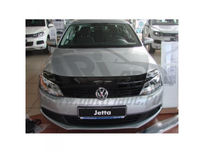Дефлектор капота Volkswagen Jetta (2011-)( Фольксваген Джета Джетта \) от SIM Дефлектор капота Volkswagen Jetta (2011-)( Фольксваген Джета Джетта \)