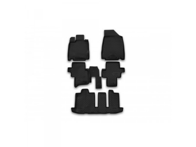Коврики в салон NISSAN Pathfinder, 2014-> 5 шт. (полиуретан)