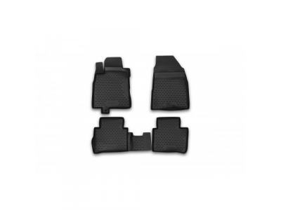 Коврики в салон NISSAN Tiida 2004-2015, 4 шт. (полиуретан)