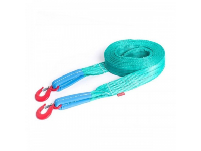 Усиленный буксировочный ремень 12/15 т 5 м Крюк/Крюк, Tplus от TPLUS Усиленный буксировочный ремень 12/15 т 5 м Крюк/Крюк, Tplus