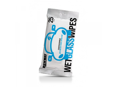 Салфетки влажные для очистки стекол, зеркал, фар, RW642 RUNWAY от RUNWAY Салфетки влажные для очистки стекол, зеркал, фар, RW642 RUNWAY