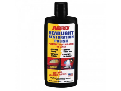 Полироль-восстановитель фар, 237 г от ABRO Полироль-восстановитель фар, 237 г