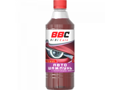 Автошампунь с полирующим эффектом цветочный BiBiCare 550 мл