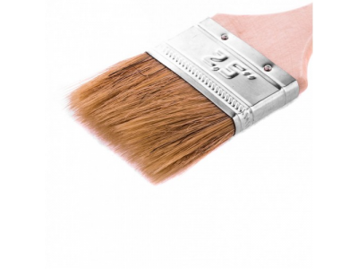 Кисть плоская "Стандарт" 2,5", натуральная щетина, деревянная ручка Mtx от MTX Кисть плоская "Стандарт" 2,5", натуральная щетина, деревянная ручка Mtx