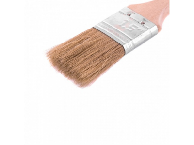 Кисть плоская "Стандарт" 1,5", натуральная щетина, деревянная ручка Mtx от MTX Кисть плоская "Стандарт" 1,5", натуральная щетина, деревянная ручка Mtx