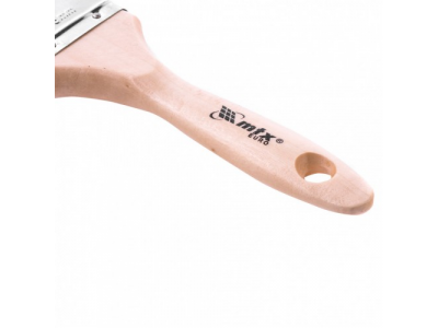 Кисть плоская "Евро" 1,5", натуральная щетина, деревянная ручка Mtx от MTX Кисть плоская "Евро" 1,5", натуральная щетина, деревянная ручка Mtx