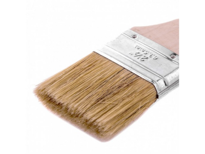 Кисть плоская "Евро" 2,5", натуральная щетина, деревянная ручка Mtx от MTX Кисть плоская "Евро" 2,5", натуральная щетина, деревянная ручка Mtx