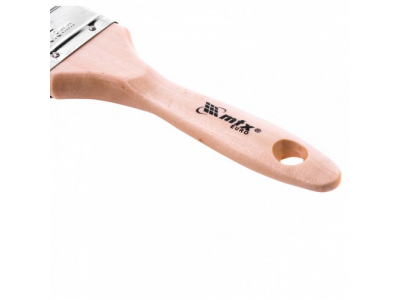 Кисть плоская "Евро" 2,5", натуральная щетина, деревянная ручка Mtx от MTX Кисть плоская "Евро" 2,5", натуральная щетина, деревянная ручка Mtx