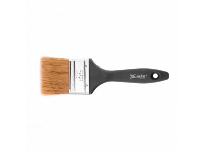 Кисть плоская "Евро" 2,5", натуральная щетина, пластмассовая ручка Mtx от MTX Кисть плоская "Евро" 2,5", натуральная щетина, пластмассовая ручка Mtx