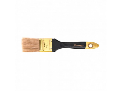 Кисть плоская "Профи" 1,5", натуральная щетина, деревянная ручка Mtx от MTX Кисть плоская "Профи" 1,5", натуральная щетина, деревянная ручка Mtx