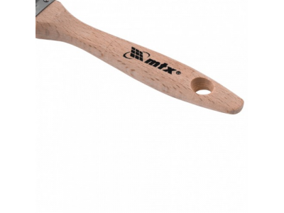 Кисть плоская Platinum 1, искусственная щетина, деревянная ручка Mtx от MTX Кисть плоская Platinum 1, искусственная щетина, деревянная ручка Mtx