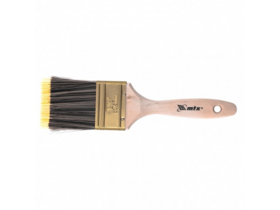 Кисть плоская Golden 2.5", искусственная щетина, деревянная ручка Mtx от MTX Кисть плоская Golden 2.5", искусственная щетина, деревянная ручка Mtx