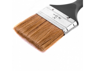 Кисть плоская "Евро" 3", натуральная щетина, пластмассовая ручка Mtx от MTX Кисть плоская "Евро" 3", натуральная щетина, пластмассовая ручка Mtx