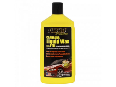 Автовоск жидкий с карнаубой Премиум, 473 мл от ABRO Автовоск жидкий с карнаубой Премиум, 473 мл