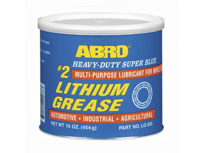 Смазка литиевая синяя #2 , 454 г от ABRO Смазка литиевая синяя #2 , 454 г
