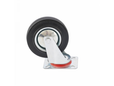 Колесо поворотное d-125 мм., крепление платформенное СИБРТЕХ