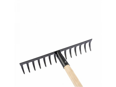 Грабли 14-зубые, 360 мм., с черенком, прямые СИБРТЕХ Россия
