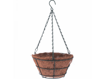 Кашпо подвесное с вкладышем из коковиты, конус D 25 см. PALISAD от PALISAD Кашпо подвесное с вкладышем из коковиты, конус D 25 см. PALISAD