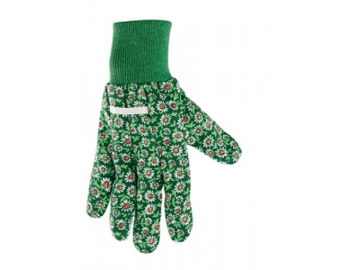 Перчатки садовые х/б ткань с ПВХ точкой, манжет, S //PALISAD от PALISAD Перчатки садовые х/б ткань с ПВХ точкой, манжет, S //PALISAD