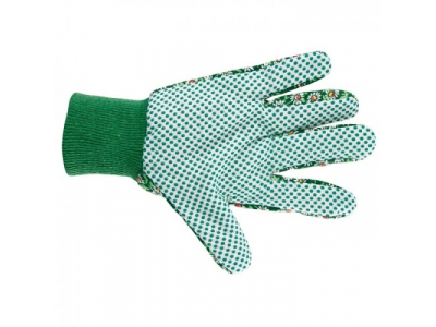 Перчатки садовые х/б ткань с ПВХ точкой, манжет, M //PALISAD от PALISAD Перчатки садовые х/б ткань с ПВХ точкой, манжет, M //PALISAD