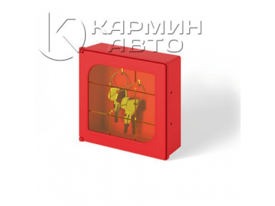 DAKEN 82301000 kibox пенал для ключей, 130х120х45, с окошком из серого пластика