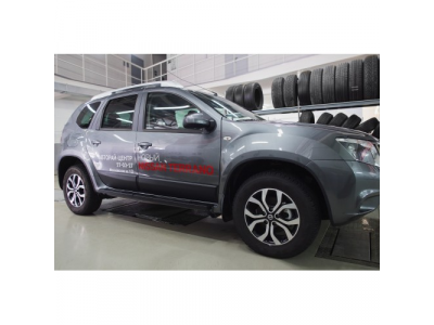 Молдинги на двери (4 шт) для Nissan Terrano 2014— от РУССКАЯ АРТЕЛЬ Молдинги на двери (4 шт) для Nissan Terrano 2014—