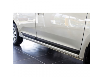 Молдинги на двери для Renault Logan 2014- от РУССКАЯ АРТЕЛЬ Молдинги на двери для Renault Logan 2014-