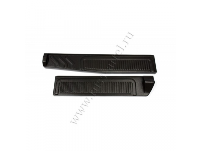 Накладка на металлический порог (передн.левая)-1шт для Toyota Hilux 2011-2013; 2013-2015