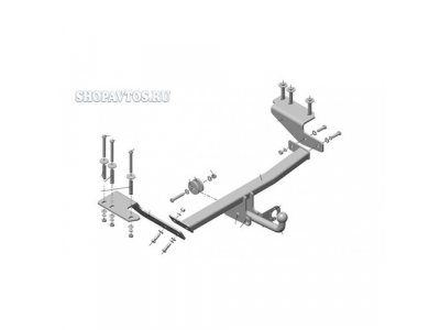 Фаркоп на Great Wall Hover H6 SUV 2013г.-по н.в. от AvtoS Фаркоп на Great Wall Hover H6 SUV 2013г.-по н.в.