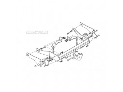 Фаркоп на Chevrolet Captiva SUV 2013г.-по н.в. от AvtoS Фаркоп на Chevrolet Captiva SUV 2013г.-по н.в.