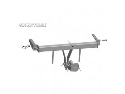 Фаркоп на Chery Fora седан 2006г.-по н.в. от AvtoS Фаркоп на Chery Fora седан 2006г.-по н.в.