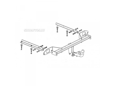 Фаркоп на Chevrolet Cruze универсал 2009г.-по н.в. от AvtoS Фаркоп на Chevrolet Cruze универсал 2009г.-по н.в.