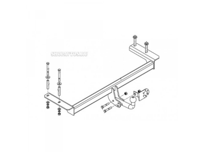 Фаркоп на Citroen C4 хэтчбек/седан 2010г.-по н.в. от AvtoS Фаркоп на Citroen C4 хэтчбек/седан 2010г.-по н.в.