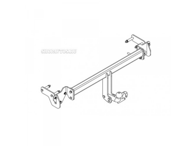 Фаркоп на Chevrolet Spark хэтчбек 2011г.-по н.в. от AvtoS Фаркоп на Chevrolet Spark хэтчбек 2011г.-по н.в.