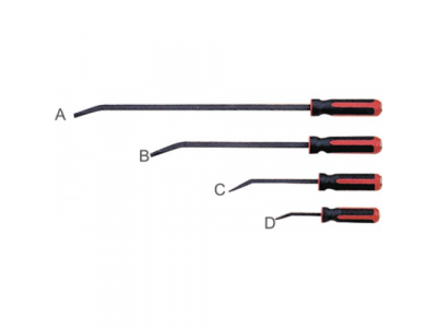 Набор монтажек с красной рез. ручкой 200-600мм 4пр от LICOTA Набор монтажек с красной рез. ручкой 200-600мм 4пр