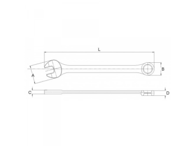 Ключ комбинированный 6 мм от LICOTA Ключ комбинированный 6 мм